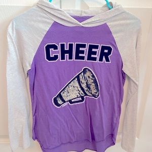 JUSTICE Cheer hooded shirt